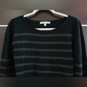 Black and Grey Neiman Marcus Cashmere Sweater (M)